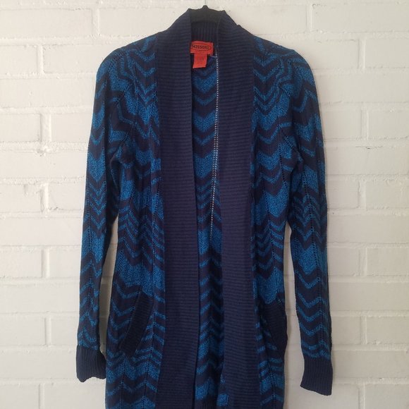 target blue cardigan